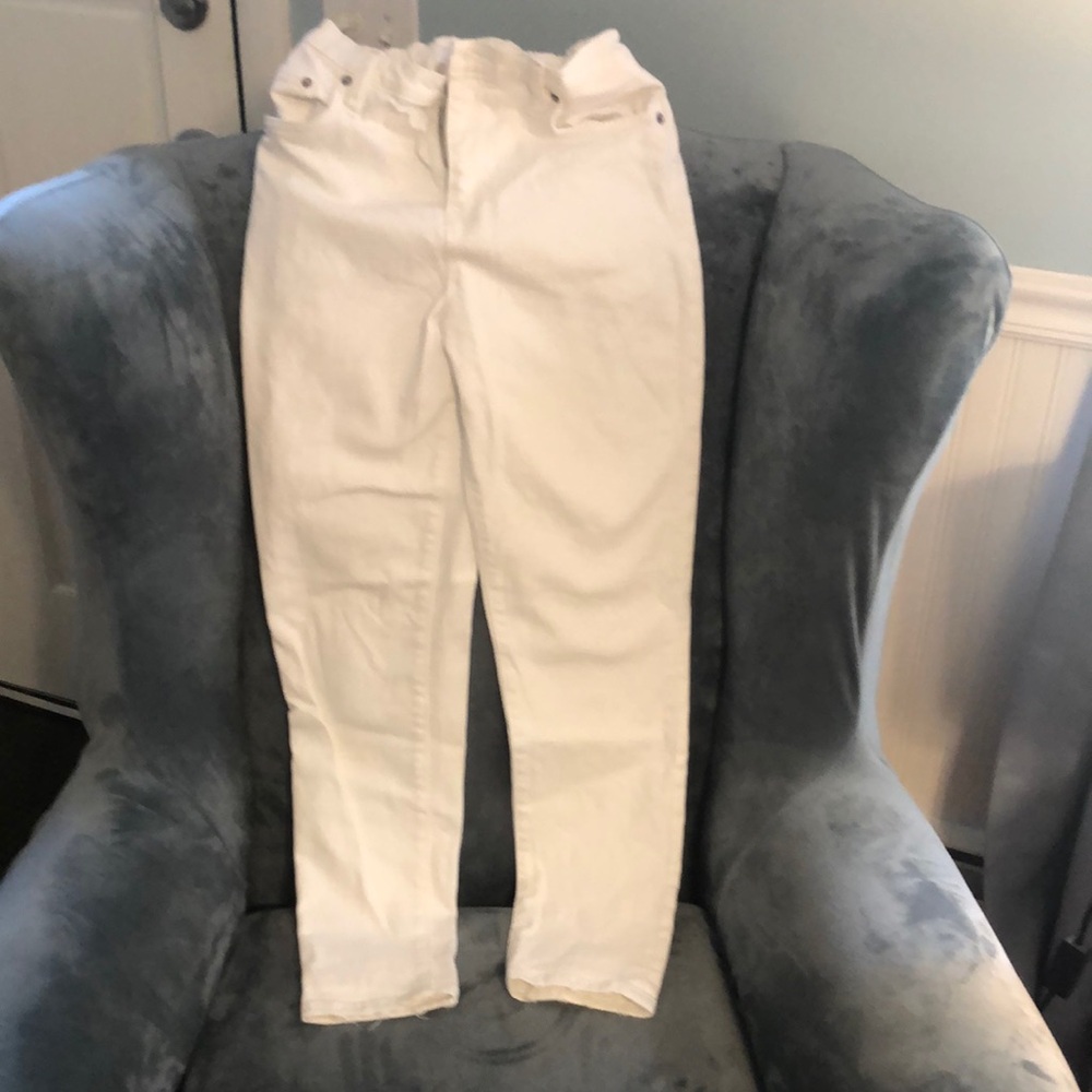 NWOT Crewcuts girls white jeans- size 14